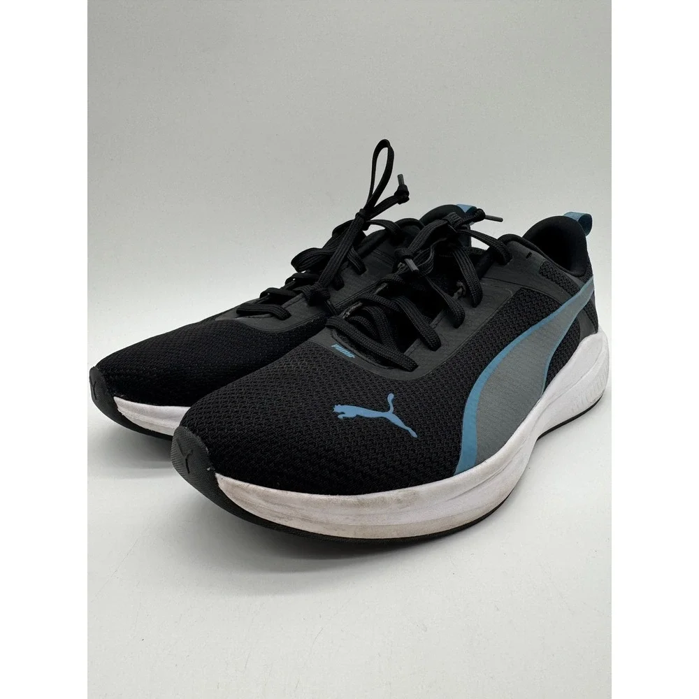 Puma Rocket Fuel Lite Men's Size 11 Black Blue PUMALITE Running Shoes